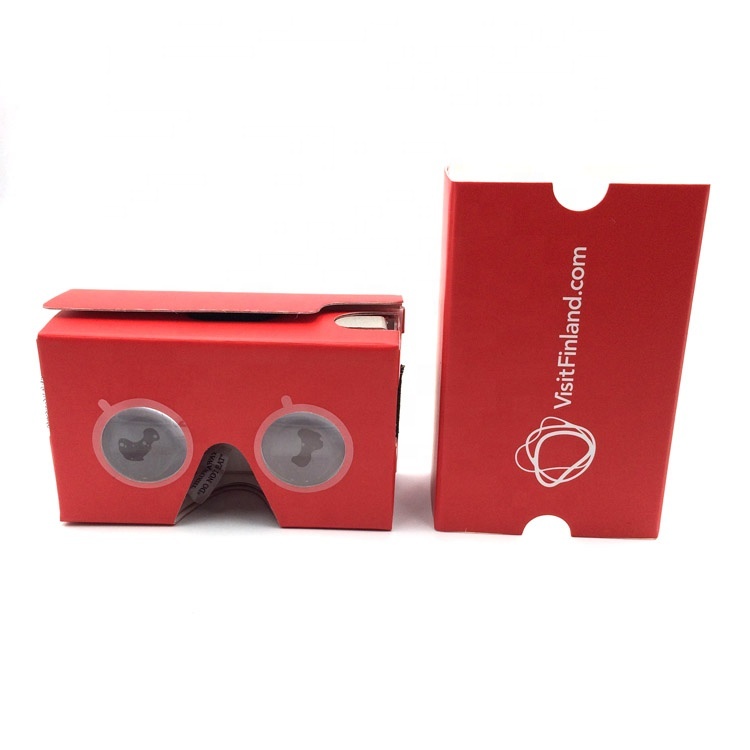 Boîte à outils 3D Google carton 2 Vr avec impression de Logo lunettes 3D Vr 2.0
