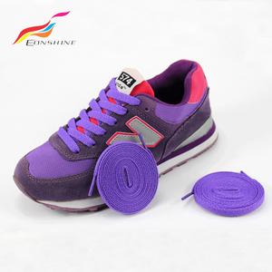 Commercio all'ingrosso Multi Colori di Poliestere Piatto Corda <span class=keywords><strong>8mm</strong></span> addensato Lacci Delle Scarpe Per Runner - Product Image 2