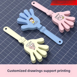 Nouvelle <span class=keywords><strong>claquette</strong></span> en plastique Macaron mignonne de 28 cm, personnalisable avec impression, pour concerts, mariages, fêtes et accessoires de cheering - Product Image 4