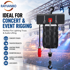 Sistema de Truss con <span class=keywords><strong>Polipasto</strong></span> Eléctrico 380V, Capacidad de 500kg, 1 Tonelada, 2 Toneladas, Cadena Metálica de 6m, Nuevo para Aplicaciones de Montaje en Conciertos y Eventos - Product Image 2