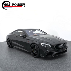 Kit de difusor de labios delanteros y traseros, piezas de coche de carbono de material de fibra de carbono, estilo KO, Clase <span class=keywords><strong>S</strong></span>, C217, <span class=keywords><strong>2022</strong></span> <span class=keywords><strong>S</strong></span> - Product Image 3