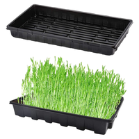 Plateau de germination de graines de pépinière réutilisable en plastique 1020 vert, plateau de démarrage de graines de jardin, plateau de propagation de plantes, plateau de semis hydroponique