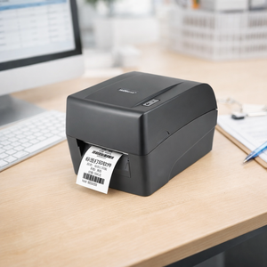 <span class=keywords><strong>Impresora</strong></span> Térmica de Etiquetas de <span class=keywords><strong>Escritorio</strong></span> de Alta Resolución 300DPI, 120mm, Bluetooth, Wifi, con Etiquetas - Product Image 1