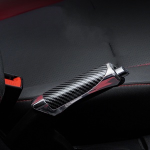 Sarung Tuas Rem Tangan Bahan ABS Berkualitas Tinggi dan Tahan Lama, Dekorasi Mobil Grosir, Motif Karbon - Product Image 3