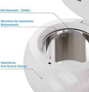 Nettoyeur à ultrasons 42KHz 200ML avec UV pour bijoux, bagues, prothèses dentaires, appareil de nettoyage électrique portable et réutilisable pour la maison - Product Image 6