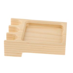 Soporte para Tacos de <span class=keywords><strong>Billar</strong></span> Cueelf Premium de Madera Maciza con 3 Ranuras, Estilo Vintage, con Almacenamiento para Tizas, para Sala de Juegos y <span class=keywords><strong>Bar</strong></span> - Product Image 5