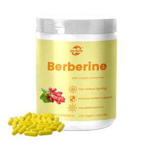 Capsules de berbérine, compléments alimentaires à base de berbérine, fonction alimentaire HACCP - Product Image 1