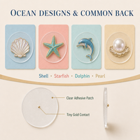Graines auriculaires en cristal, patch d'acupression auriculaire, outil de massage pour la beauté et le bien-être, emballage