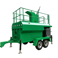 Machine de pulvérisation d'hydrosemeurs à moteur diesel pour la restauration écologique, pulvérisateur de graines forestières et équipement de plantation pour la stabilisation des sols et la plantation d'herbe