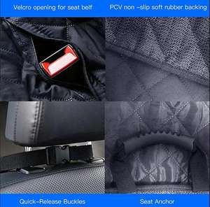 Fournitures pour animaux de compagnie, tissu Oxford épais imperméable, dos antidérapant, tapis pour <span class=keywords><strong>chien</strong></span>, <span class=keywords><strong>housse</strong></span> de siège arrière de <span class=keywords><strong>voiture</strong></span> - Product Image 3