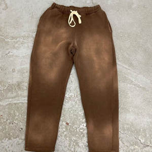 عتيق مخصص بحجر مغسول بأحماض بني قطرة كتف بسحاب ثقيل مكتنف الوزن من القطن بهودي مبطّن بالشمس - Product Image 5