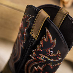 <span class=keywords><strong>Botas</strong></span> clásicas bordadas occidentales para <span class=keywords><strong>hombre</strong></span>, <span class=keywords><strong>botas</strong></span> sin cordones con <span class=keywords><strong>punta</strong></span> <span class=keywords><strong>cuadrada</strong></span>, <span class=keywords><strong>botas</strong></span> de campo antideslizantes, <span class=keywords><strong>botas</strong></span> cortas duraderas para <span class=keywords><strong>hombre</strong></span> - Product Image 3