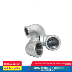 प्रत्यक्ष आपूर्ति मध्यम दबाव 90 डिग्री गर्म-डुबकी गैल्वेनाइज्ड मललेबल आयरन नलसाजी कोहनी 1.0 इंच 1/2 इंच - Product Image 3