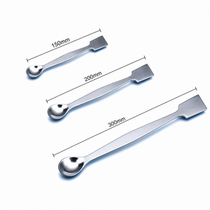 Espátula/Cuchara de Acero Inoxidable para Laboratorio, 150mm 180mm 200mm 300mm, Gruesa, para Mezclar y Muestrear Reactivos en Farmacia - Product Image 2
