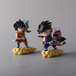 Figurines d'action XR, lot de 7 pièces, 10 cm, Dragon Son <span class=keywords><strong>Goku</strong></span>, Maître Roshi, Yamcha, Kuririn, Bulma, modèle de dessin animé, jouet en PVC - Product Image 4