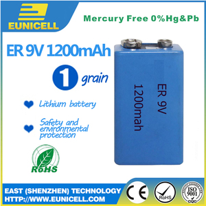 Супер Eunicell ER9V 9V литий Тионилхлорид батарея ER9V сигнализация устройства безопасности Поддержка питания - Product Image 4