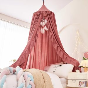 Zanzariera Premium in Tessuto Morbido e Delicato sulla Pelle, Rossa, per Decorazione Camera da Ragazza, Stile Castello da Principessa, per un Sonno da Sogno - Product Image 3