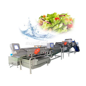 Ligne d'emballage automatique pour le lavage des salades de fruits et légumes - Product Image 1