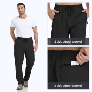 <span class=keywords><strong>Pantaloni</strong></span> Jogger da <span class=keywords><strong>Uomo</strong></span> Personalizzabili <span class=keywords><strong>con</strong></span> Logo, Leggeri in Spandex e Poliestere, per Corsa e Allenamento, Stile Casual <span class=keywords><strong>con</strong></span> <span class=keywords><strong>Tasche</strong></span> - Product Image 2