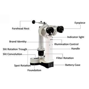 Microscopio de Hendidura Portátil ICEN IN-PSL, Lente para Microscopio, Instrumento Óptico con 1 Año de Garantía - Product Image 6