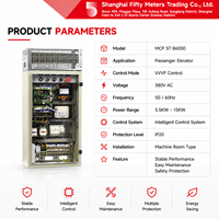 Solution d'ascenseur de passagers moderne et intelligente XINSHIDA MCP ST B6000, système de commande VVVF modulaire, hôtel, hôpital