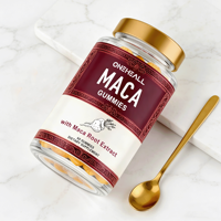 Gummies à la Maca pour Adultes (Non destiné aux Femmes) – Énergie et Concentration Équilibrées (60 Gummies/Nouvelle Bouteille)