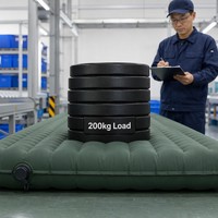 Matelas gonflable stable anti-fuite en air et latex, design chinois, pour le camping et le confort du salon