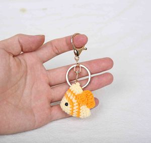 Amigurumis Por Mayor Crochet Tropical <b>Fish</b> Keychain Crochet <b>Toys</b> Handmade Knitting Knit Crochet Animals Fishes <b>Fish</b> Keyring Doll - Product Image 5