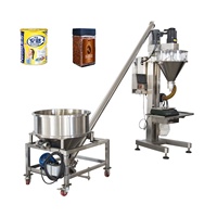 Protéine de soja talc sec maïs blé farine poudre tarière machine de remplissage semi-automatique 1-100g,1000g,2000g