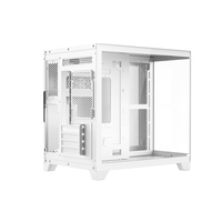Boîtier PC de jeu AntarcChill MATX 360mm AIO à montage en rack, en SPCC et verre trempé, populaire, type Fractal, boîtier PC de jeu Mid Tower