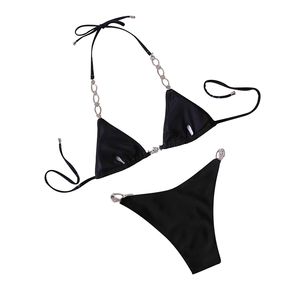 Costumi da bagno personalizzati di tendenza: Bikini <span class=keywords><strong>sexy</strong></span> da donna con cristalli, <span class=keywords><strong>abbigliamento</strong></span> da spiaggia alla moda, novità 2026 - Product Image 3