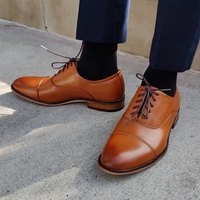 Chaussure Oxford en cuir pour homme, look classique, à lacets, confortable, légère, respirante, semelle durable, parfaite pour un usage quotidien