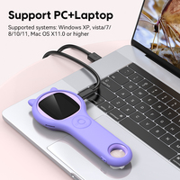 Microscopio Electrónico Biológico USB Portátil Premium, Aumento de 1000X, Luz LED, Video Digital HD de 1080p, Clasificación IP54, Enfoque Manual