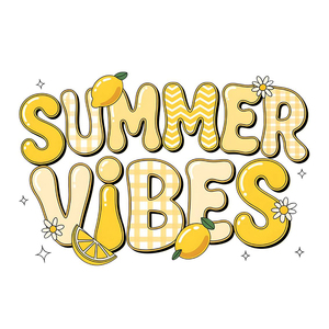 <strong>Best</strong> Selling Summer Vibe Lemon Design Pet Film Dtf Prints Iron on Heat Press Transfers for Custom t Shirts - Product Image 4