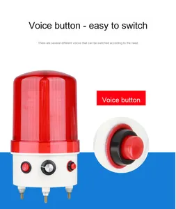 Jiuzheng QY-01 – Gyrophare magnétique rechargeable avec alarme sonore et lumineuse, non-réfléchissant, portable - Product Image 6