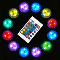 Lampe de nuit LED RGB imprimée en 3D, étanche, télécommandée, modèle créatif, composants standard compatibles avec l'imprimante BambuLab
