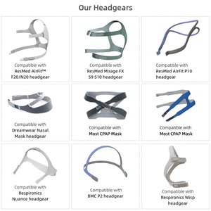 Tali Headgear masker <span class=keywords><strong>CPAP</strong></span> Universal Comfort cocok dengan seri Mirage & Philips respironik - Product Image 6
