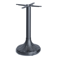 Vente à chaud Pieds de table en laiton en fonte Support de jambe polyvalent pour manger en plein air Hôtels Bars à la maison Revêtement en poudre industriel