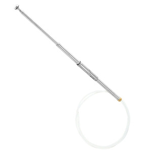 Antenne radio pour voiture Mitsubishi Mr515821 en acier inoxydable 50 ohms pour Pajero Nm Np argent - Product Image 1