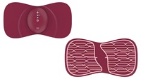 Ceinture chauffante EMS personnalisée en usine, 3 vitesses de vibration, appareil portable de soins de santé à domicile pour soulager les douleurs menstruelles