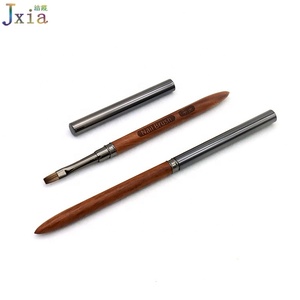 Jiexia Nuevo Pincel Plano <span class=keywords><strong>de</strong></span> Gel para <span class=keywords><strong>Manicura</strong></span> y Arte <span class=keywords><strong>de</strong></span> Uñas <span class=keywords><strong>con</strong></span> Mango <span class=keywords><strong>de</strong></span> Madera <span class=keywords><strong>de</strong></span> Sándalo y Palisandro <span class=keywords><strong>de</strong></span> Alta Calidad para Salón - Product Image 2