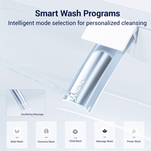 Premium Smart V-Siège de toilette en plastique avec chauffage instantané et capteur de séchage à l'air réglable Sièges de toilette intelligents de qualité supérieure - Product Image 2