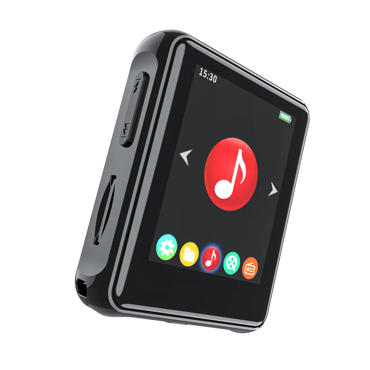 MP4 çalar bluetooth 5.0 dahili hoparlör dokunmatik ekran 1.8 inç müzik MP3 e-kitap ses kaydedici A nd fm radyo