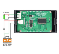 DC 0-50V 12V 24V 36V 5A 250W LCD Numérique Voltmètre Ampèremètre Wattmètre Tension compteur de courant Volts Détecteur Testeur Moniteur