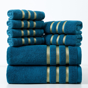 <span class=keywords><strong>Set</strong></span> di 3 <span class=keywords><strong>Asciugamani</strong></span> da Bagno Premium di Lusso in 100% Cotone Tessuto ad Asciugatura Rapida Tinta Unita Nero Ultra Morbido per Spa Hotel e Uso Domestico - Product Image 5