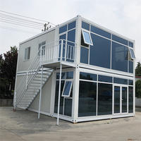 Maison préfabriquée modulaire en acier de 20 pieds, maison conteneur à structure préfabriquée, casa prefabricada