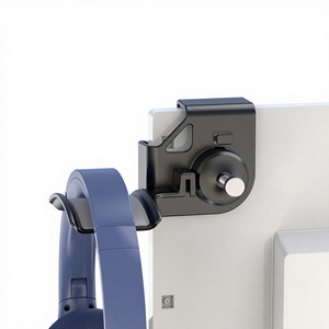 Headphone Stand Lazy Stand <strong>Computer</strong> Monitor Wall Mount Screen-Style <strong>Bracket</strong> Creative No-Drill Design Over-Ear Headphones Storage - Product Image 1