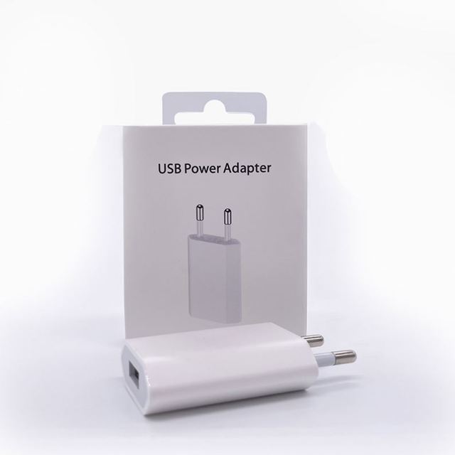 CE Universal Travel Power Supply Adapter Electric Mobile Phone for 5V 1A US/EU Plug 5W OTP Protection Diamond Shape Wall Charger