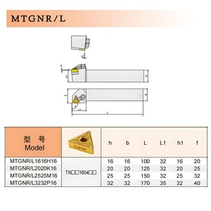 Xuất sắc mtgnr L loạt đa giác dao bên ngoài chuyển công cụ chất lượng cao carbide cho máy tiện máy OEM hỗ trợ - Product Image 3