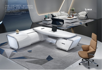 Sofa de bureau de luxe, mobilier de bureau, blanc brillant, laquant, automatique, intelligent, de haute qualité, moderne, pour bureau